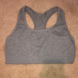 grey justice sports bra